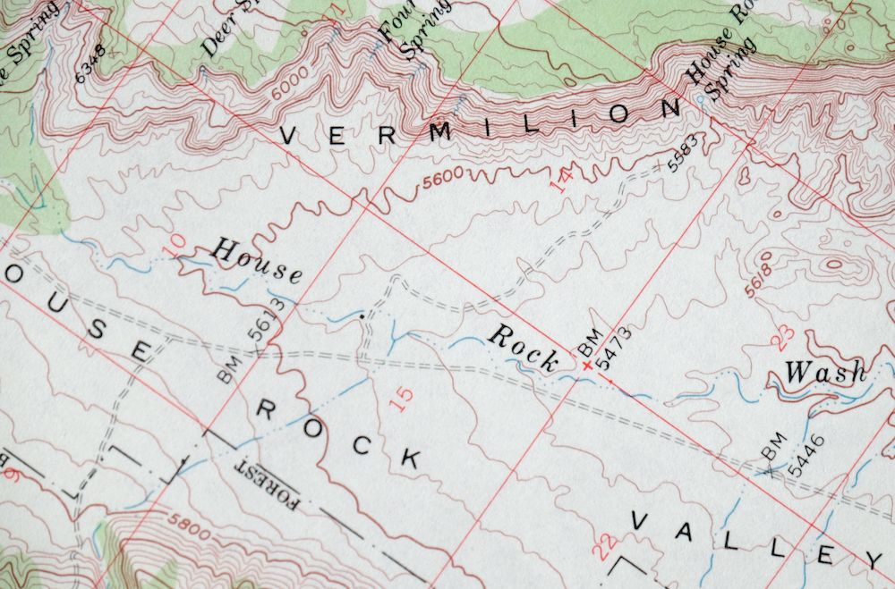 House Rock Spring Arizona USGS 15-Min Topo Map 1972 Vintage - Image 3