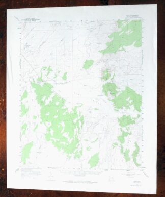 Hunt Arizona USGS 15-Min Topographic Map 1974 Vintage