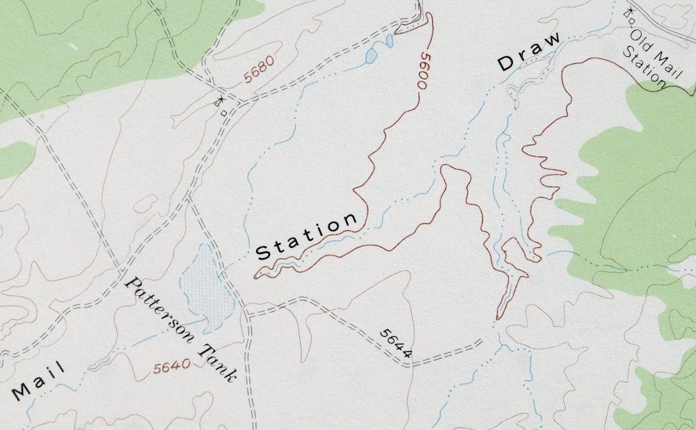 Hunt Arizona USGS 15-Min Topographic Map 1974 Vintage - Image 4