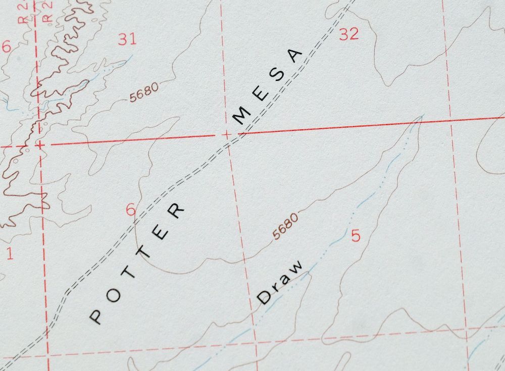 Hunt Arizona USGS 15-Min Topographic Map 1974 Vintage - Image 3