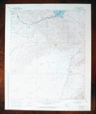 Ives Peak Arizona USGS 15-Min Topographic Map 1967 Vintage