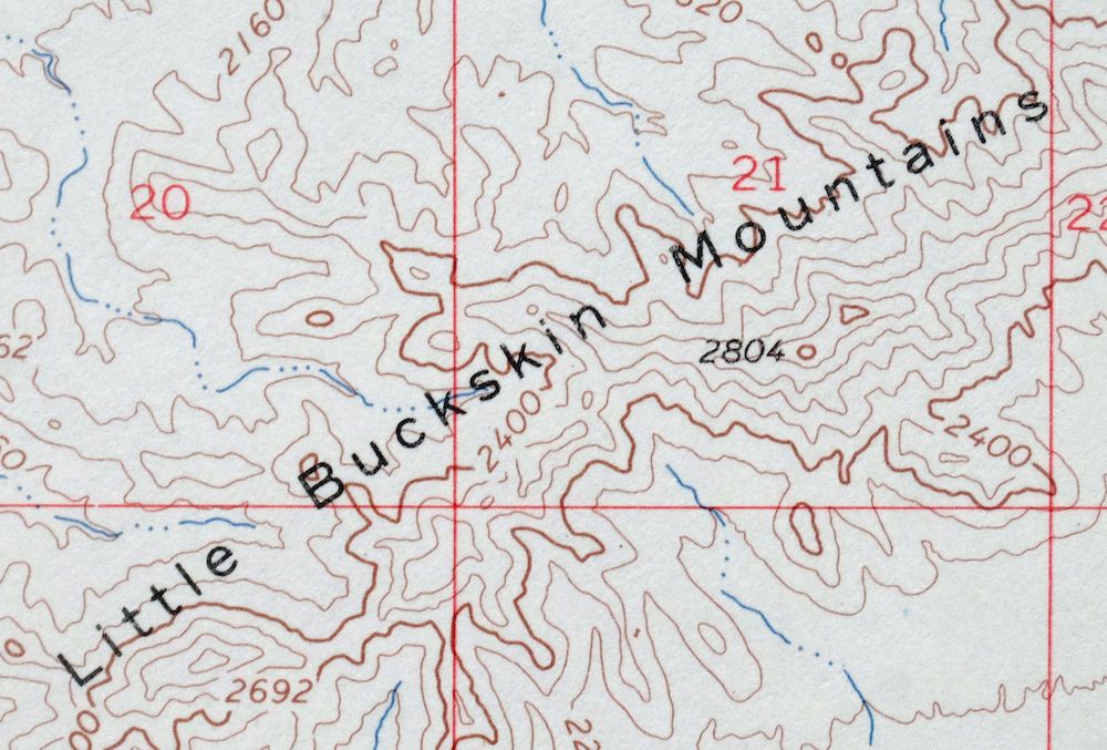 Ives Peak Arizona USGS 15-Min Topographic Map 1967 Vintage - Image 5