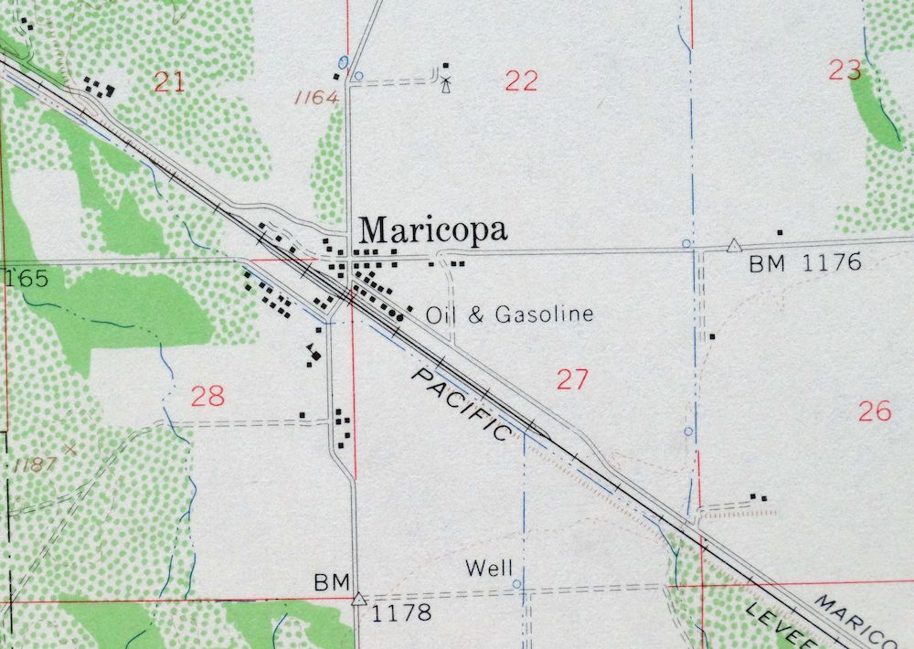 Maricopa Arizona Ak-Chin Village USGS Topo Map 1967 Vintage - Image 6