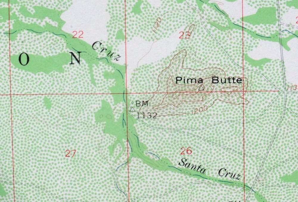 Maricopa Arizona Ak-Chin Village USGS Topo Map 1967 Vintage - Image 5