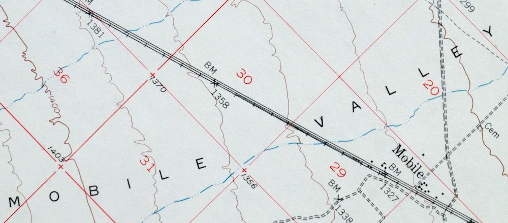 Mobile Arizona Goodyear USGS 15-Min Topo Map 1951 Vintage - Image 4