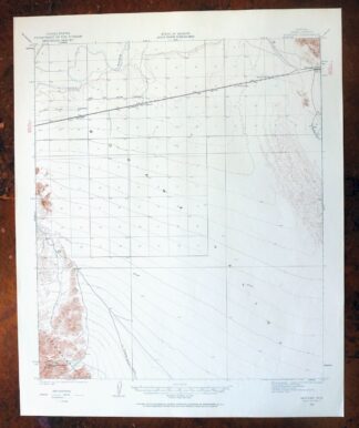 Mohawk Arizona Tacna USGS 15-Min Topo Map 1960 Vintage