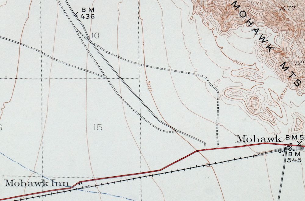Mohawk Arizona Tacna USGS 15-Min Topo Map 1960 Vintage - Image 4