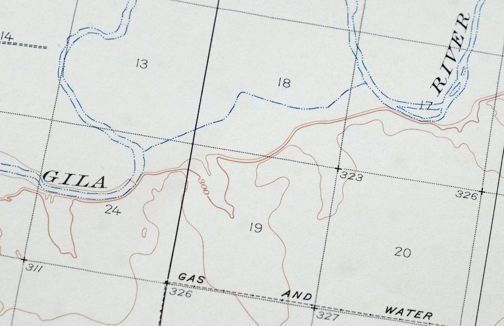 Mohawk Arizona Tacna USGS 15-Min Topo Map 1960 Vintage - Image 2