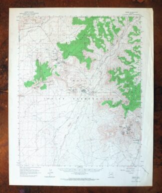 Oraibi Arizona Second Mesa Shongopovi USGS Topo Map 1968