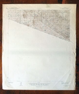 Oro Blanco Arizona USGS 15-Min Topographic Map 1944 Vintage