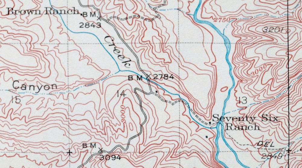 Payson Arizona Sun Valley Gisela USGS Topo Map 1965 Vintage - Image 2