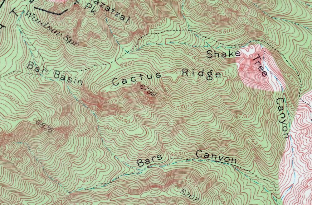 Payson Arizona Sun Valley Gisela USGS Topo Map 1965 Vintage - Image 5