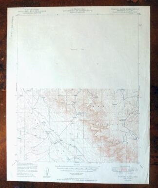 Picacho Butte Arizona Chino Valley USGS 15-Min Topo Map 1950
