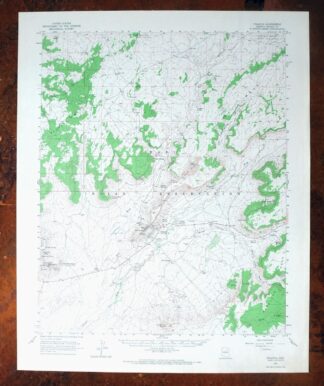 Polacca Arizona First Mesa Second Mesa USGS Topo Map 1967
