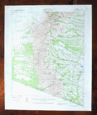 Presumido Peak Arizona USGS 15-Min Topo Map 1960 Vintage
