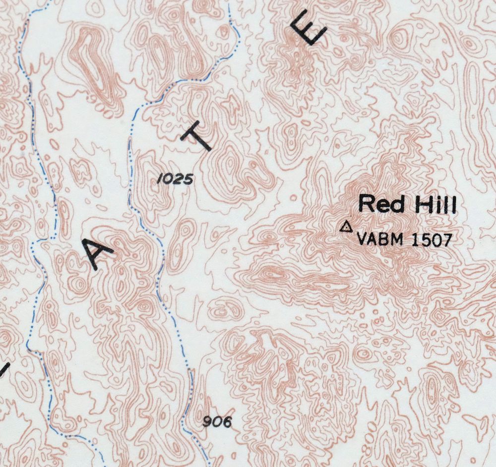 Red Hill Arizona Castle Dome Plain USGS Topographic Map 1955 - Image 5