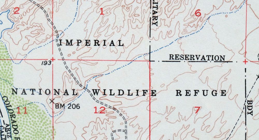 Red Hill Arizona Castle Dome Plain USGS Topographic Map 1955 - Image 3