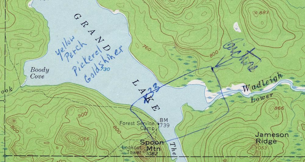 Grand Lake Seboeis Maine USGS 15-Min Topo Map 1961 Vintage - Image 6