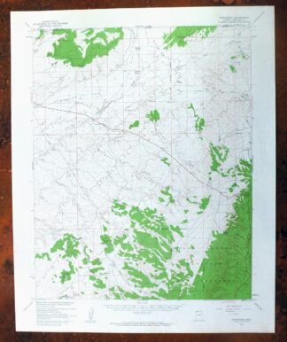 Shinarump Arizona Kaibab USGS 15-Min Topo Map 1964 Vintage