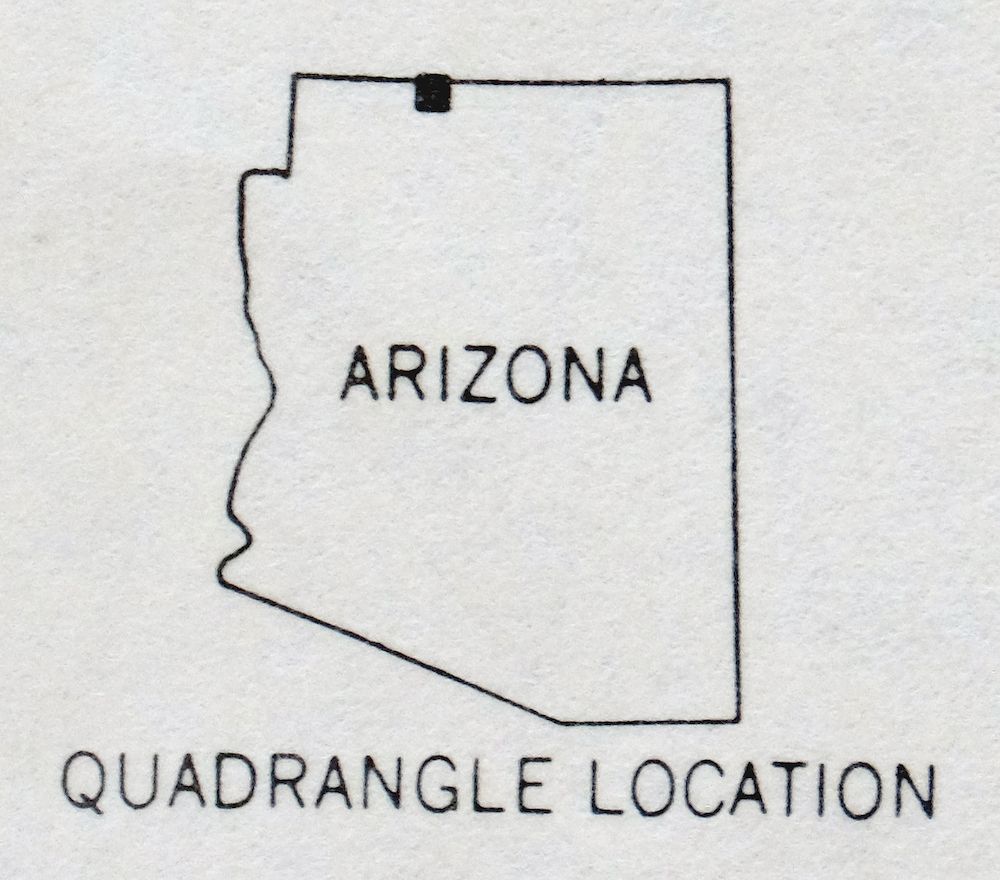 Shinarump Arizona Kaibab USGS 15-Min Topo Map 1964 Vintage - Image 4