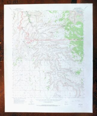 Supai Arizona USGS 15-Min Topographic Map 1970 Vintage