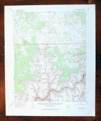 Tuckup Canyon Arizona Grand Canyon USGS 15-Min Topo Map 1974