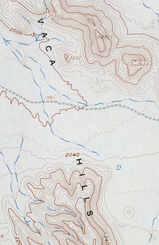 Vaca Hills Arizona Papago USGS Topographic Map 1965 Vintage - Image 4