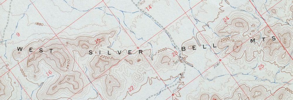 Vaca Hills Arizona Papago USGS Topographic Map 1965 Vintage - Image 2