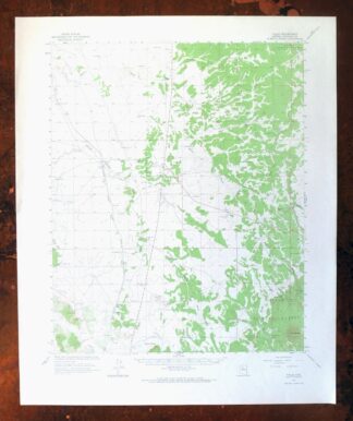 Valle Arizona Kaibab Quivero USGS Topo Map 1964 Vintage
