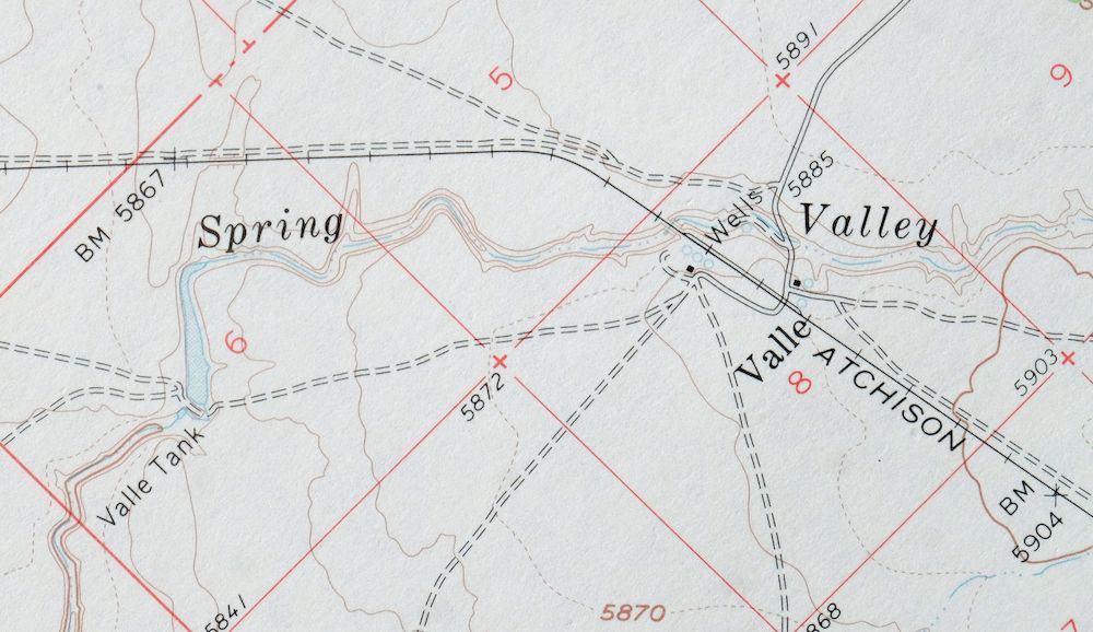 Valle Arizona Kaibab Quivero USGS Topo Map 1964 Vintage - Image 4