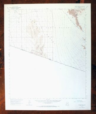 Vopoki Ridge Arizona Yuma Desert Yuma USGS Topo Map 1966