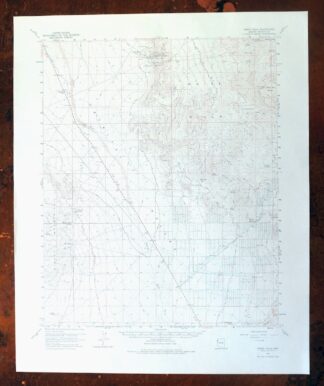 White Hills Arizona Dolan Springs USGS Topo Map 1980 Vintage