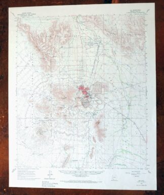 Ajo Arizona Batamote Mountains Childs USGS Topo Map 1969