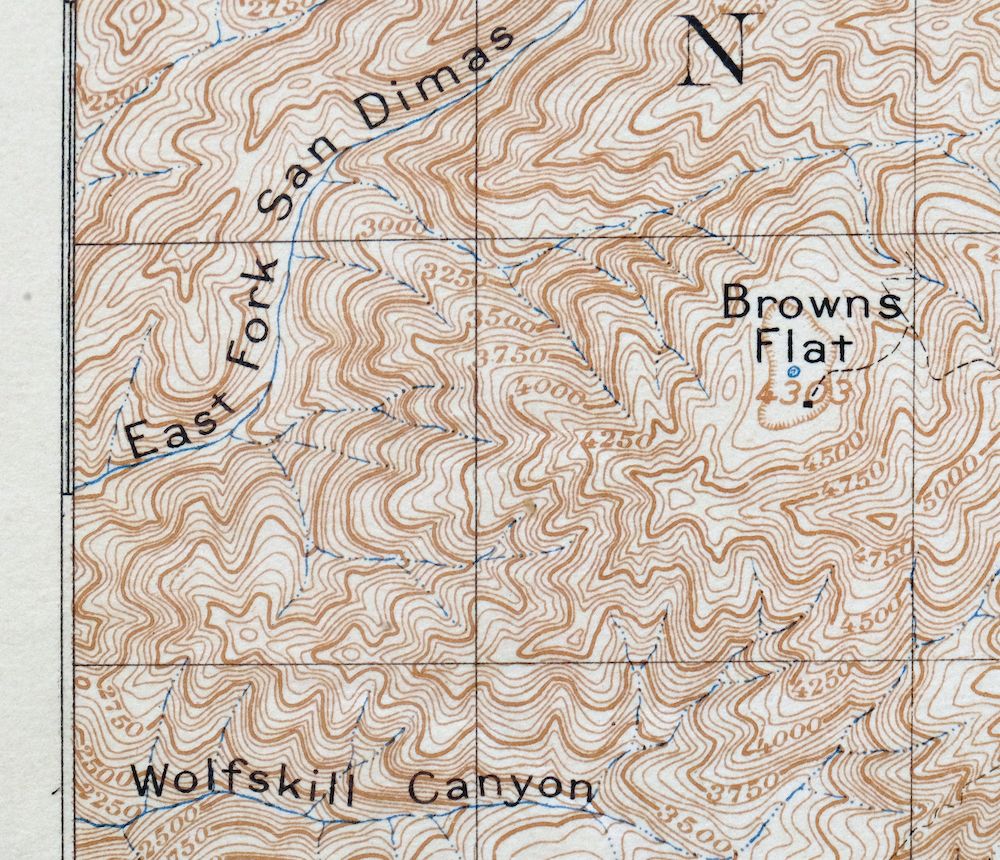 Cucamonga California Ontario Chino USGS Topographic Map 1917 - Image 5