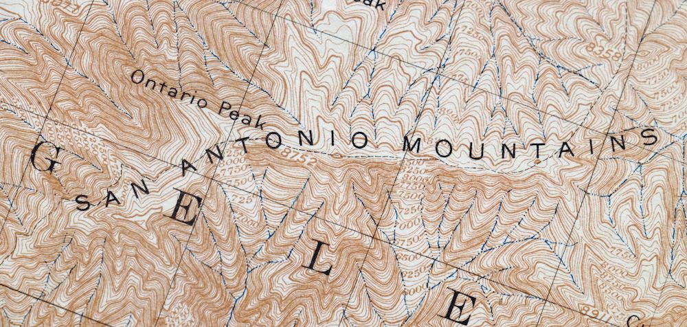 Cucamonga California Ontario Chino USGS Topographic Map 1917 - Image 4