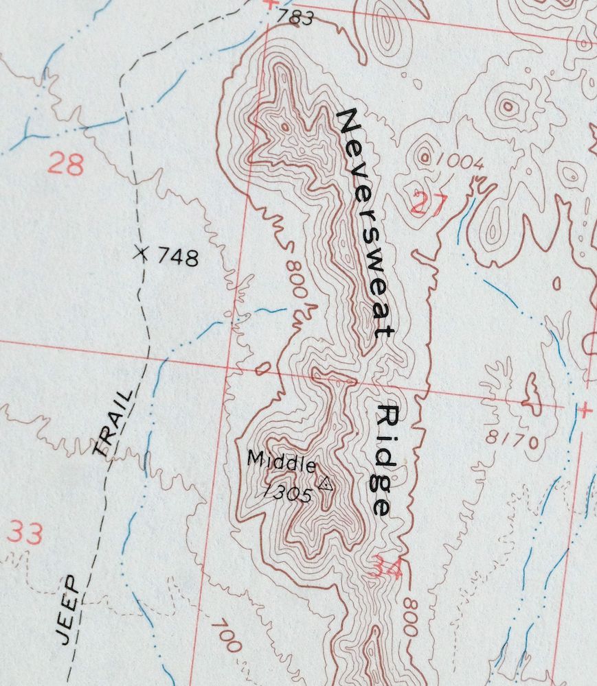 Engesser Pass Arizona USGS 15-Min Topo Map 1971 Vintage - Image 5