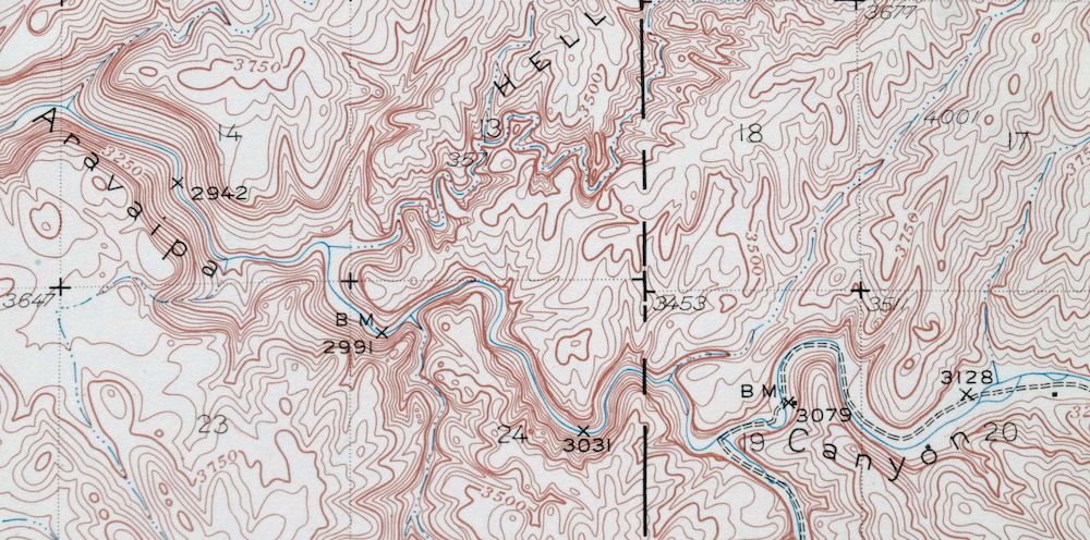 Klondyke Arizona USGS 15-Min Topographic Map 1971 Vintage - Image 4