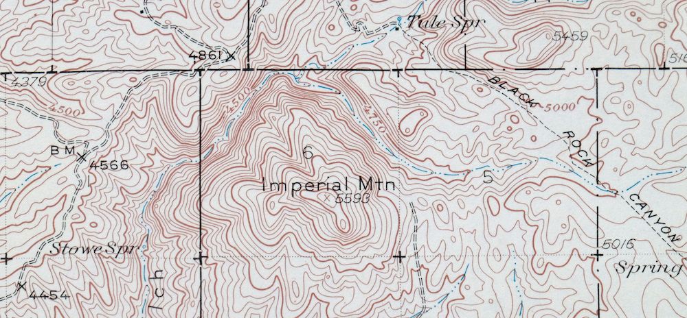 Klondyke Arizona USGS 15-Min Topographic Map 1971 Vintage - Image 2