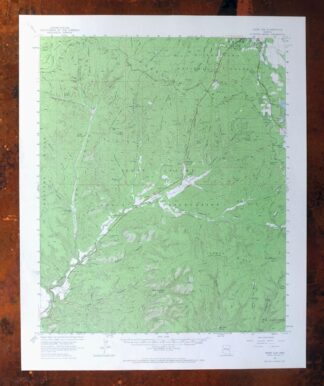 Show Low Arizona Pinetop-Lakeside USGS Topo Map 1972 Vintage