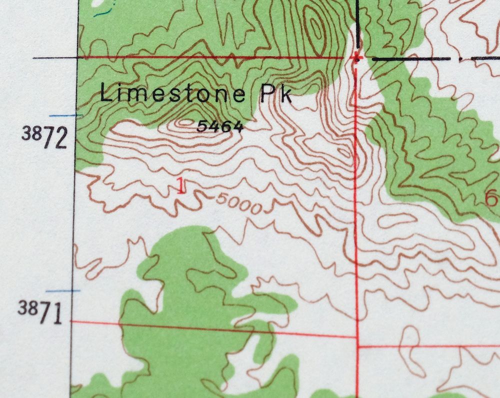 Simmons Arizona Paulden Williamson USGS 15-Min Topo Map 1964 - Image 2
