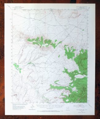 Toh Atin Mesa Arizona Red Mesa USGS Topo Map 1967 Vintage