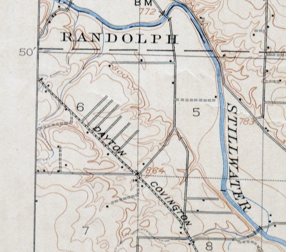Dayton Ohio Beavercreek Fairborn USGS Topographic Map 1956 - Image 2