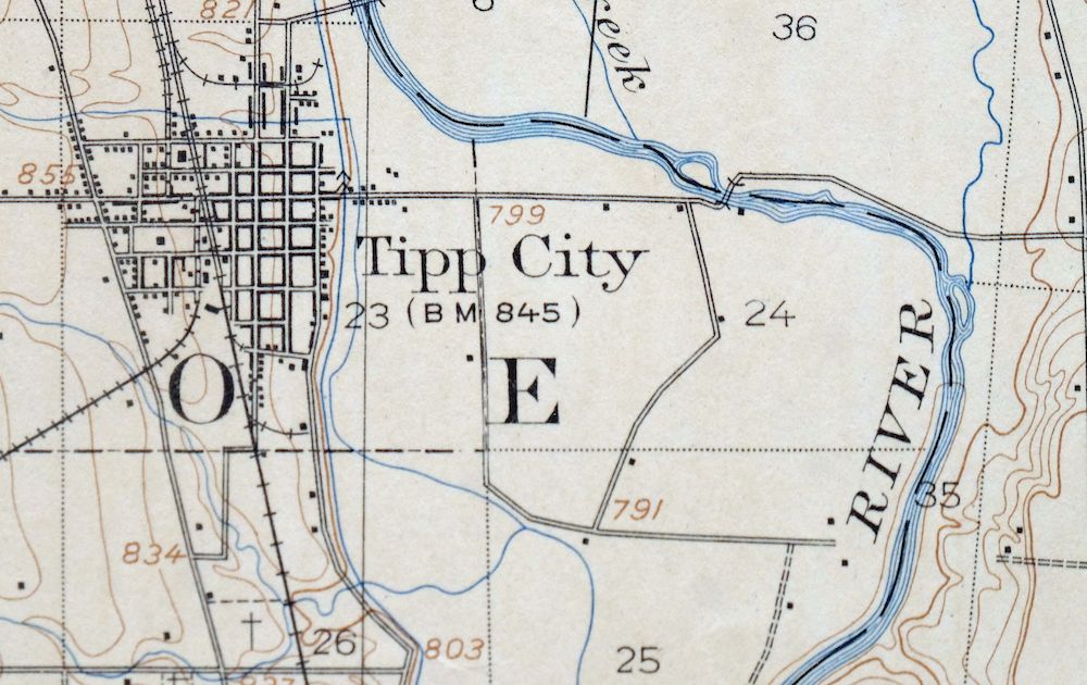 Dayton Ohio Beavercreek Fairborn USGS Topographic Map 1956 - Image 4