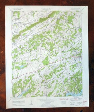 Bearden Tennessee Knoxville Alcoa USGS Topo Map 1968 Vintage