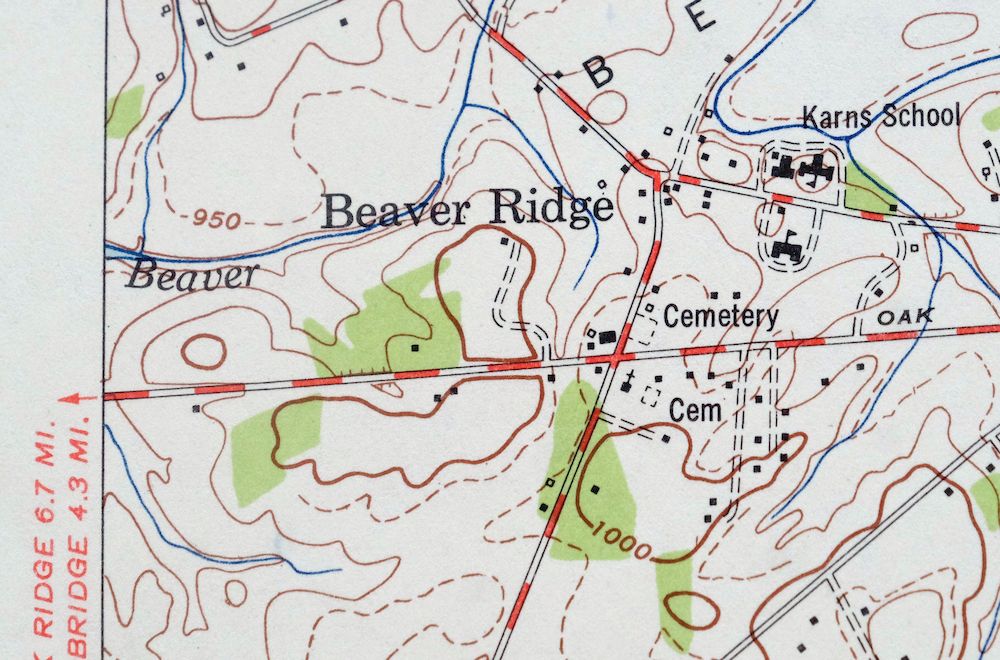 Bearden Tennessee Knoxville Alcoa USGS Topo Map 1968 Vintage - Image 7