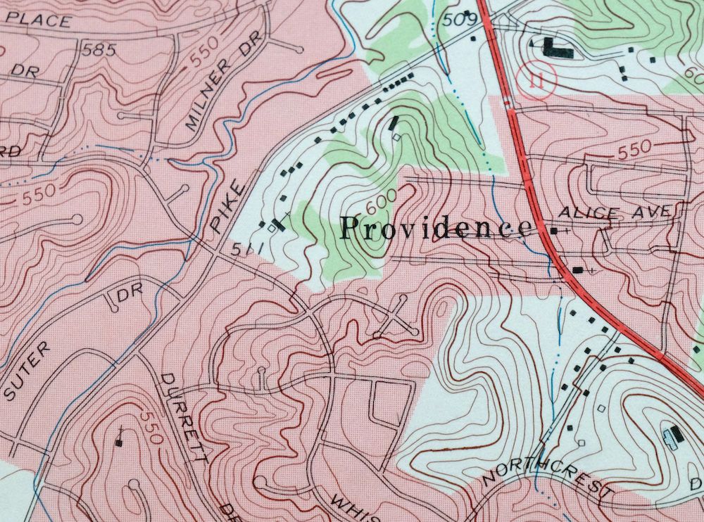 Antioch Tennessee Brentwood USGS Topographic Map 1971 - Image 5