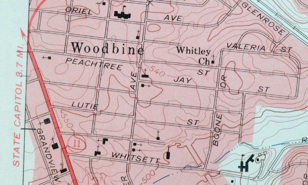 Antioch Tennessee Brentwood USGS Topographic Map 1971 - Image 7