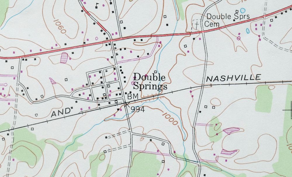 Cookeville West Tennessee Westgate Baxter USGS Topo Map 1975 - Image 3