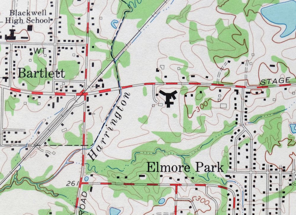 Ellendale Tennessee Memphis Cordova USGS Topo Map 1967 - Image 3