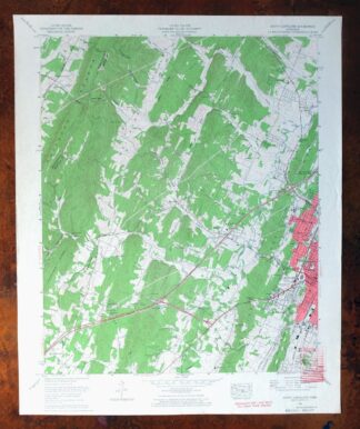 South Cleveland Tennessee Hopewell USGS Topographic Map 1966